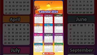 Calendar 2024 shorts #calendar #calendar2024 #2024 #2024calendar Calendar 2024 shorts #calendar #calendar2024 #2024 #2024calendar
