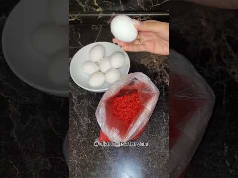 КРАСИМ ЯЙЦА РИСОМ🔥Приятной вам раскраски яиц...и Светлой Пасхи, друзья 🙏#крашенки #рецепты