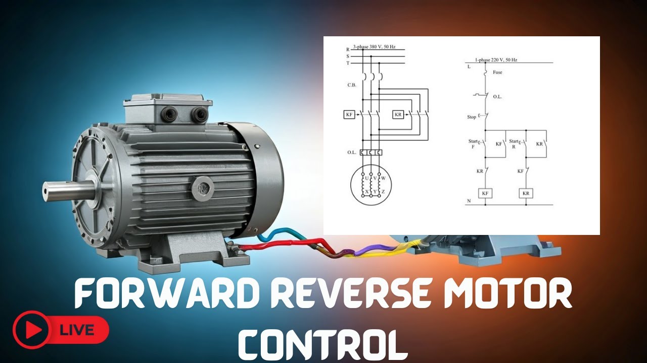 🔴 Live Stream: Forward Reverse motor control circuit simulation - YouTube