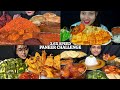 ASMR: Eating Paneer Eating Challenge 😍😋 paneer with fried rice biryani chicken lolipop Mukbang🤤