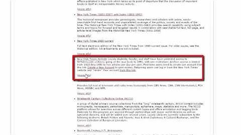 Subscribing to the New York Times through LUC Libraries