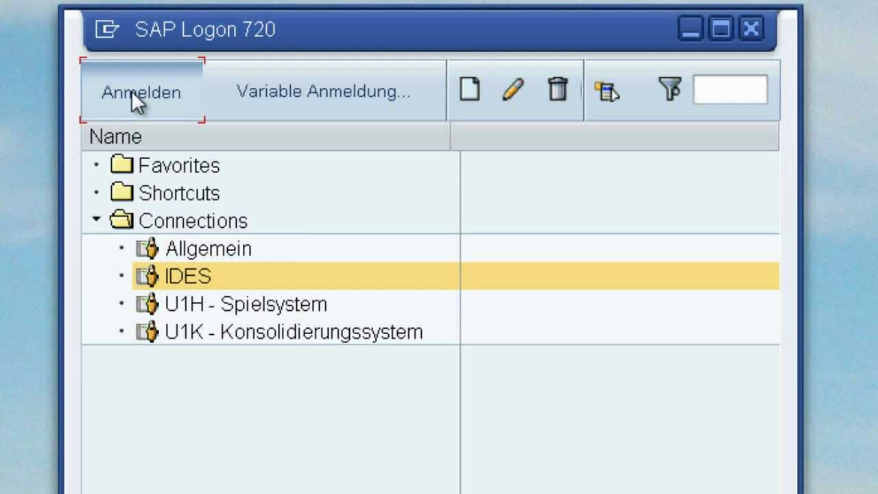 Update 1. Navigation in SAP ERP - Grundlagen