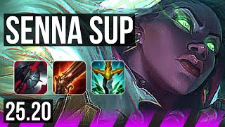 SENNA & Ashe vs NAUTILUS & Twitch (SUP) | Dominating | KR Master | 25.20
