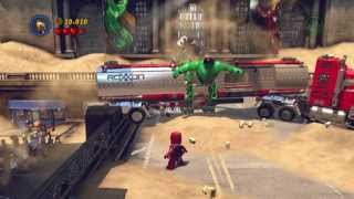 LEGO Marvel Super Heroes - Hulk a ramas blocat si face tumbe in nisip