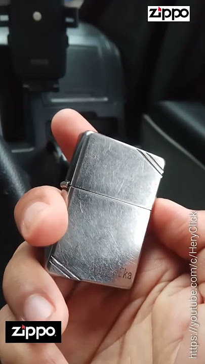 Begini JerNihnya Suara CLing Korek Zippo Amerika AsLi Saat Di Buka & Tutup !!