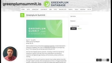Greenplum Summit: The Most Important Greenplum Event of 2018