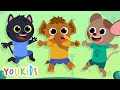 Five Little Animals Jumping On The Bed YouKids Songs For Children 