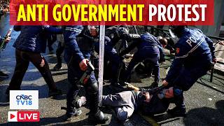 Albania Protests LIVE: Anti-Government Protest by Students in Tirana | Riot Police vs Students |N18G