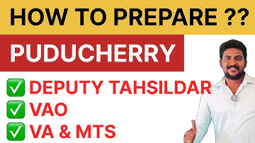 🔥PONDY EXAMS 2025 A-Z MATERIALS & STUDY PLANNER || DT, VAO,VA,MTS,Health & Family Welfare Dept Jobs