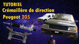 Remplacer la crémaillère de direction sur une voiture Peugeot 205 C15 309 GTI Train Avant, Berceau