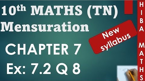 10th maths chapter 7 exercise 7.2 question 8 tn samacheer hiba maths