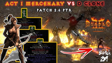 Patch 2.6 PTR: Act 1 Merc Can Kill Diablo Clone With New "Hustle" Runeword? - Diablo 2 Resurrected