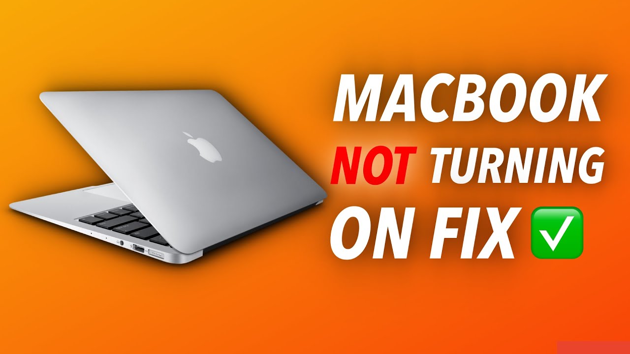 how to turn on macbook pro that wont turn on