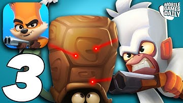 Zooba: Free-For-All Battle Gameplay Walkthrough Part 3 - Shelly & Bruce (iOS Android)