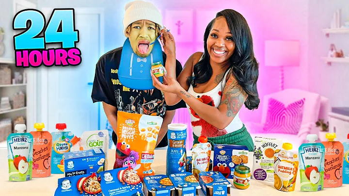 VLOGMAS DAY 20: EATING ONLY BABY FOODS FOR 24 HOUR...