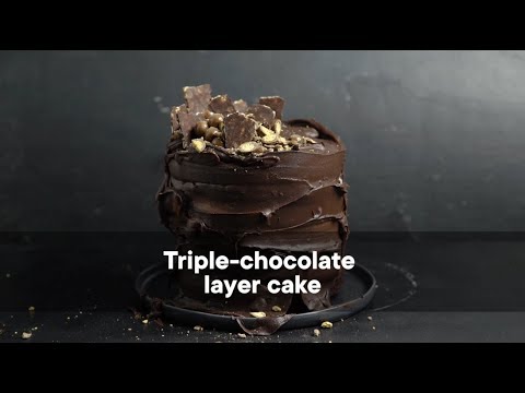 Triple-chocolate layer cake | Woolworths TASTE Magazine