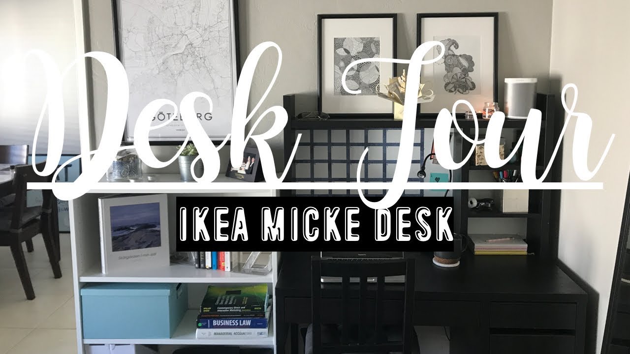 ikea desk tour