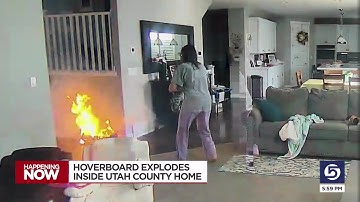 Utah family issues warning after hoverboard explodes inside home