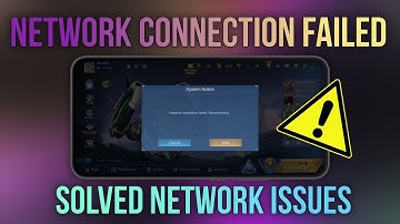 Fixing Mobile Legend (MLBB) Network Connection Failed to Reconnect || Tech Wash