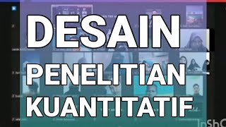 DESAIN PENELITIAN KUANTITATIF
