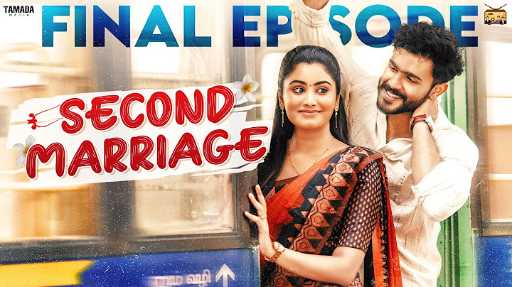 Second Marriage 💞| Final Episode✨| ft.VJ Annamalai & Samyutha | Tamil web series | Tamada Media
