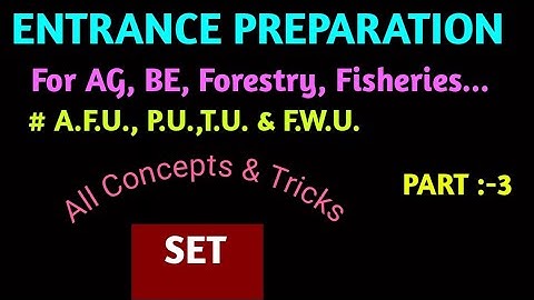 ENTRANCE PREPARATION CLASSES || PART 3 || SET THEORY || BY DINESH SHAH ||