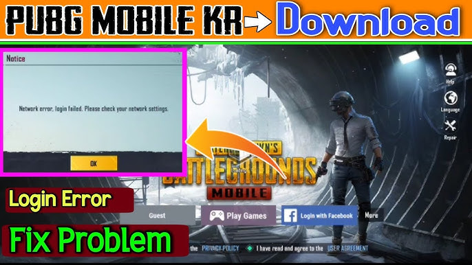 Free download Pubg Mobile Kr Fix Problem Login Error Work ...