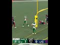 Tommy Nield's First TD in Green & White!