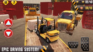 Construction Sim 2016 Forklift Android Gameplay HD screenshot 1