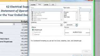 Using Excel's Conditional Formatting to Highlight Variances