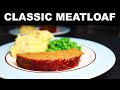 Meatloaf with sweet glaze, dishes-minimizing recipe