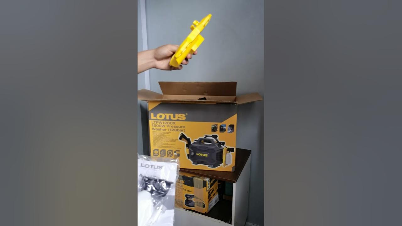 Unboxing Lotus Pressure Washer LTPW120CX (120bar) YouTube