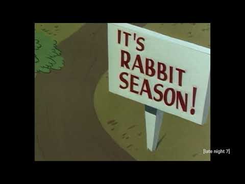 Opening To Rabbit Seasoning 1952 On Late Night 7 04 10 25 Network Premiere