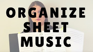 How to organize your sheet music | Violin Lounge TV #230