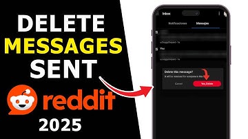 How To Delete Messages Sent in Reddit App 2025