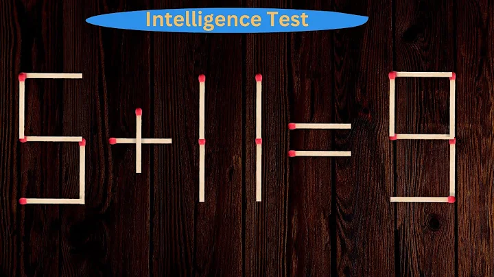 Turn the wrong equation into correct just in 1 move  5+11=9 #matchstick  #puzzle