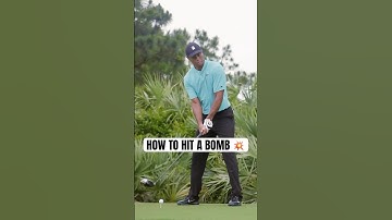 Tiger Woods teaches you how to hit a bomb. 💥