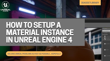 How To Set Up A Simple Material instance In Unreal Engine - Short Version
