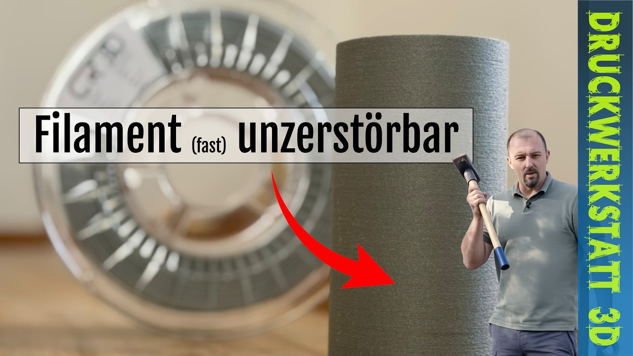 Das härteste und zäheste Filament? Sogar für offene Bettschubser! | CR-3D Flex FibCR20