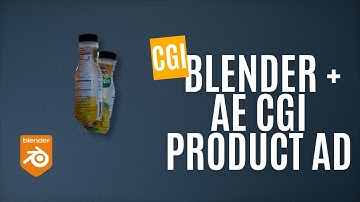 Blender + AE CGI Commercial (Juice Ad Demo) #cgi