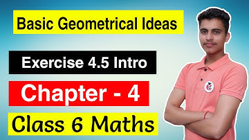 Class 6 Maths Chapter 4 Exercise 4.5 Introduction Solution of Basic Geometrical Ideas | English Med.