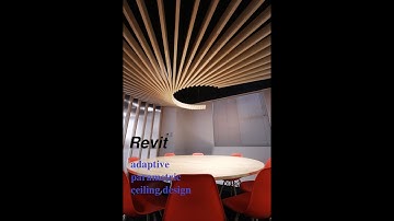 Revit adaptive parametric (making a ceiling design)