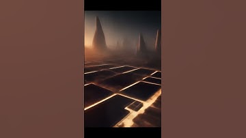 Sci-Fi Settlement Concept Art Generation Time-lapse #2 #space #conceptart #digitalart