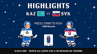 Highlights | Kazakhstan vs. Slovakia | 2022 #IIHFWorlds