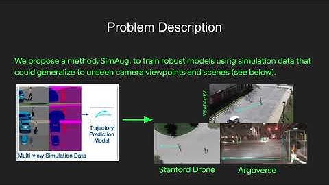 SimAug: Learning Robust Representations from Simulation for Trajectory Prediction