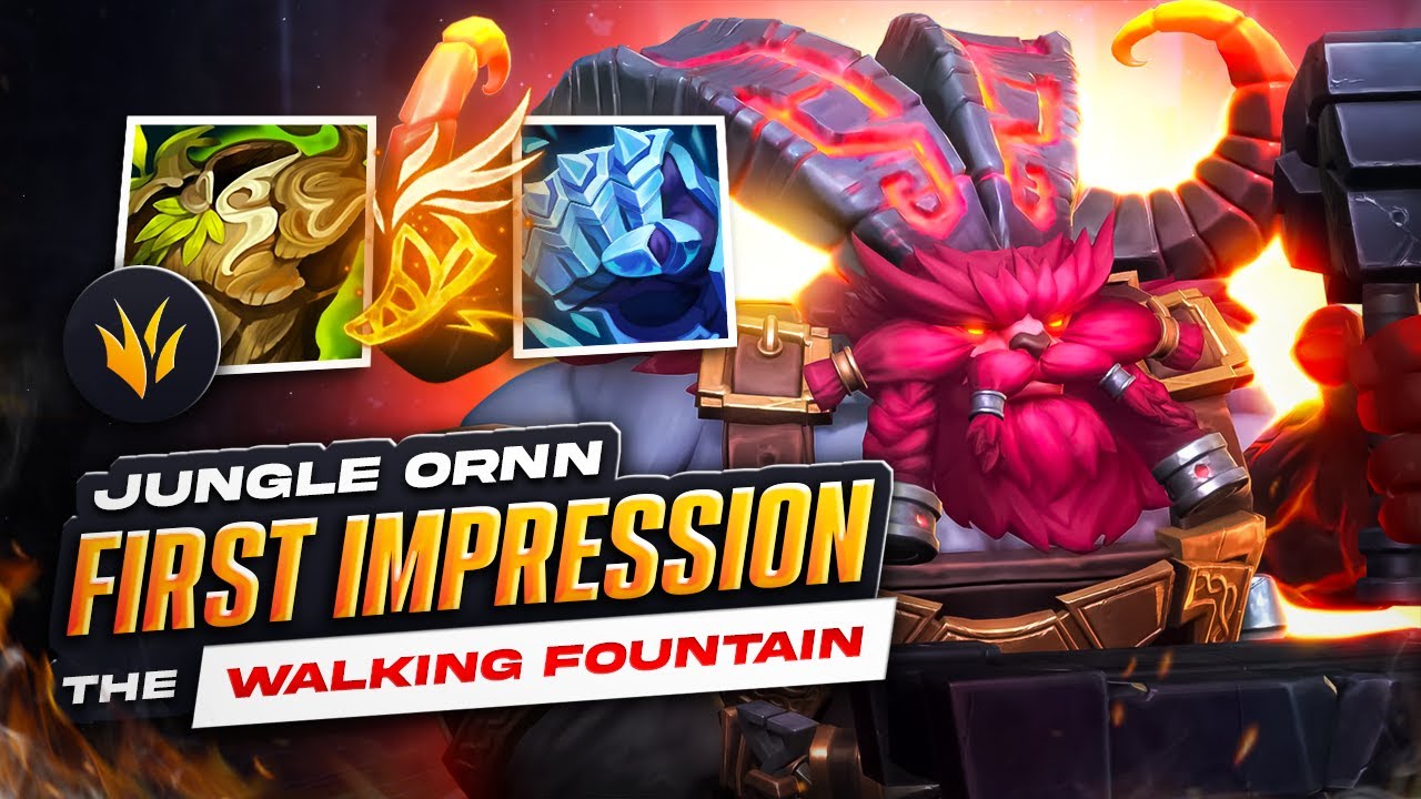 WILD RIFT JUNGLE ORNN First Impression (Initial Build & Runes) YouTube