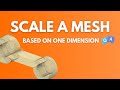 How To Scale A Mesh In Fusion 360 (When You Know One Dimension)
