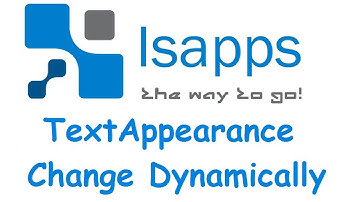 08.[Isapps] Android Application Development - Changing TextAppearance Dynamically
