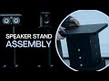 Buso audio  speaker stand  assembly