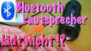 Bluetooth Lautsprecher lädt nicht auf - EINFACHSTE REPARATUR